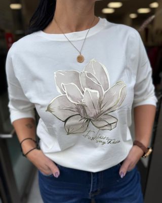 🔥NOVINKA🔥649,- https://www.elka-fashion.cz/bile-tricko-s-3-4-rukavem-magnolia/